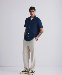 Allan cuba shirt blå