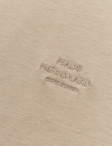 Cotton Jersey Frode logo t-skjorte brun - Bilde 2