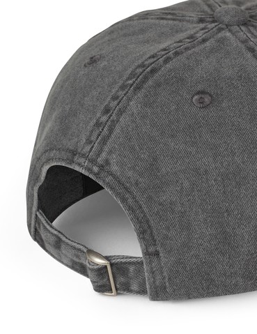Washed Cotton Twill Coal Cap washed black - Bilde 2