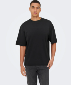 Caspian Airflex boxy t-skjorte svart