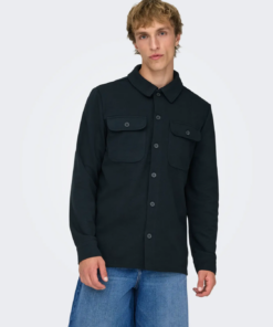 Newkodyl overshirt mørk blå