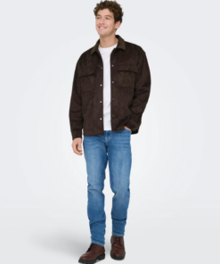 Loom slim jeans medium blå