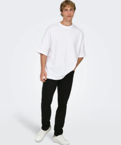 Loom slim jeans sort