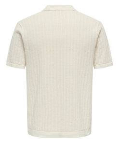 Alternative view of Moon polo knit egret