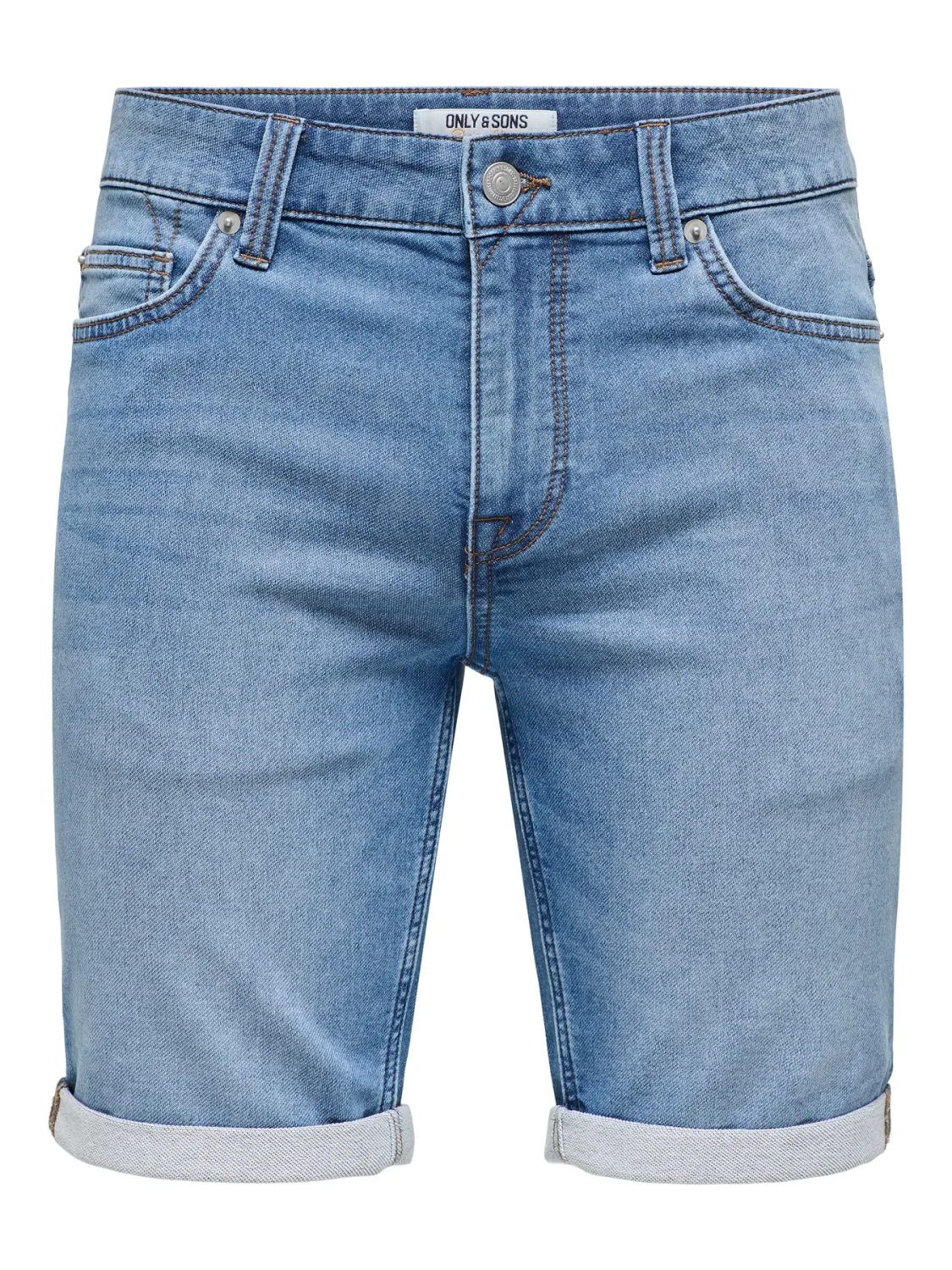 Ply denim shorts lys denim - Bilde 2