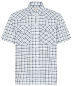 Alternative view of Ulman kort ermet skjorte blå