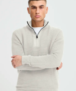 Valencia half zip beige