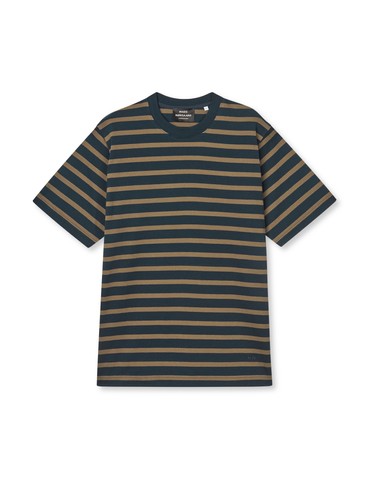 Cotton Jersey Stripe Frode t-skjorte sky captain/tarmac