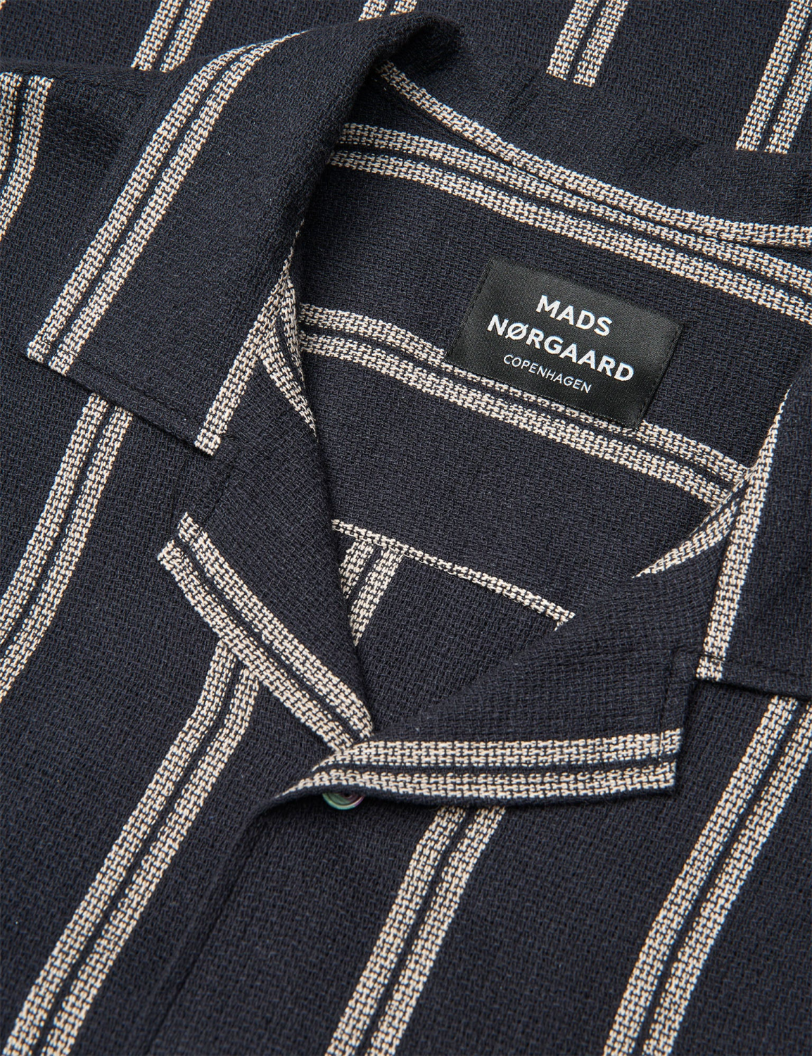 Texture Kenji skjorte black/plaza taupe - Bilde 2