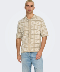 Bart 5 skjorte beige