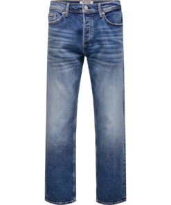 Alternative view of Edge jeans medium blå