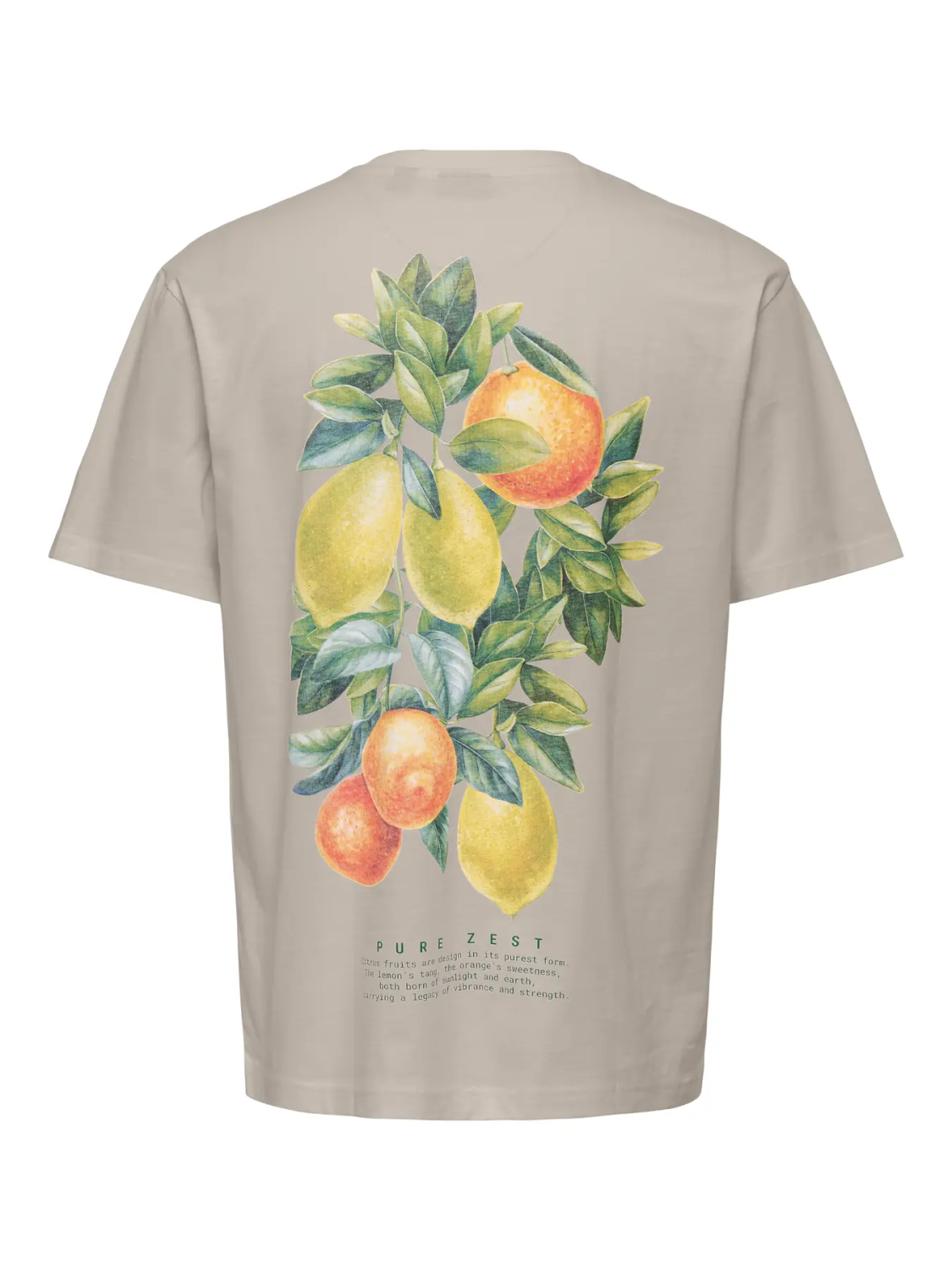Fred Life print t-skjorte citrus - Bilde 2