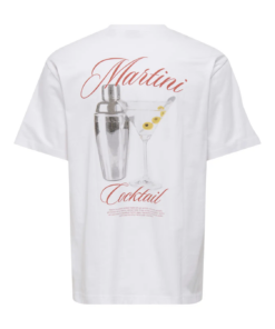 Alternative view of Fred Life print t-skjorte martini