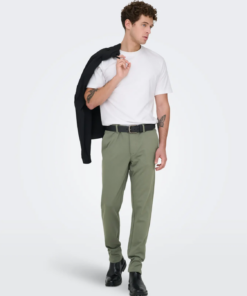 Mark slim bukse grønn