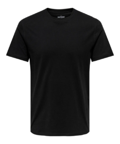 Alternative view of Max Life Stitch t-skjorte svart