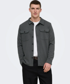 Newkodyl overshirt mørk grå