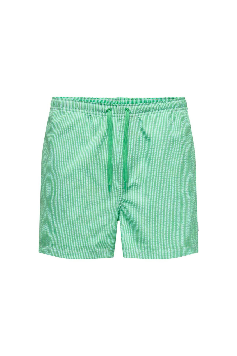 Ted stripete badeshorts lys grønn - Bilde 2