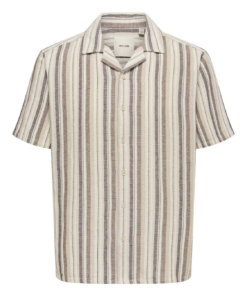 Alternative view of Trev Life stripete skjorte brun