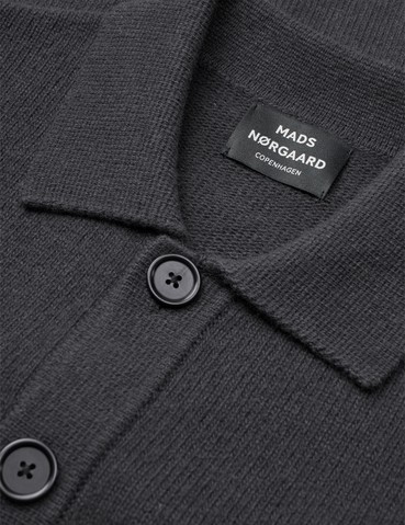 Super wool Brando polo asphalt - Bilde 2