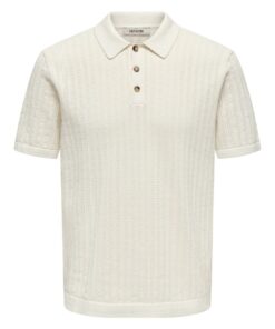 Alternative view of Moon polo knit egret