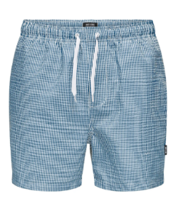Alternative view of Ted stripete badeshorts blå
