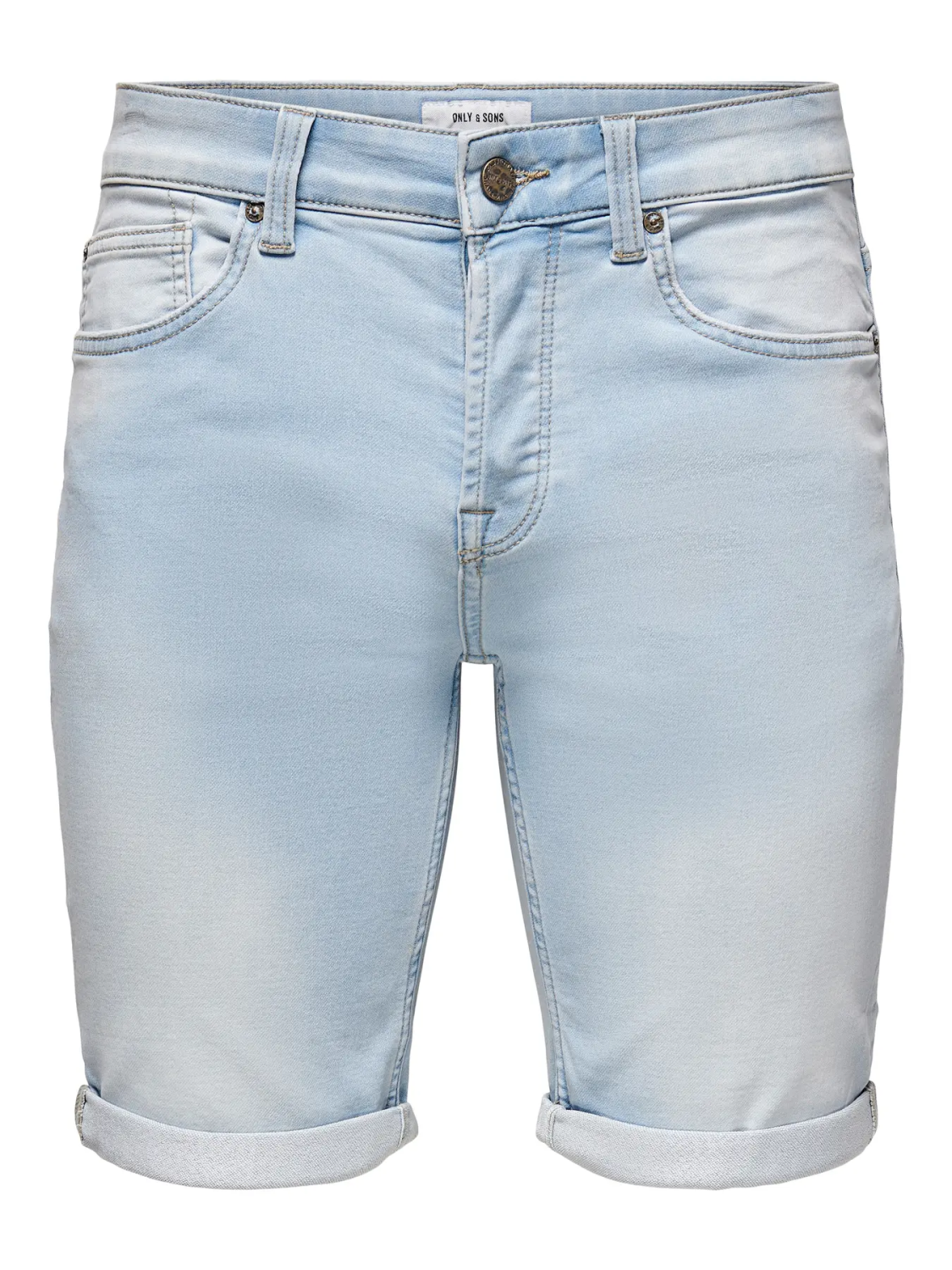 Ply Jog shorts lys blå denim - Bilde 2