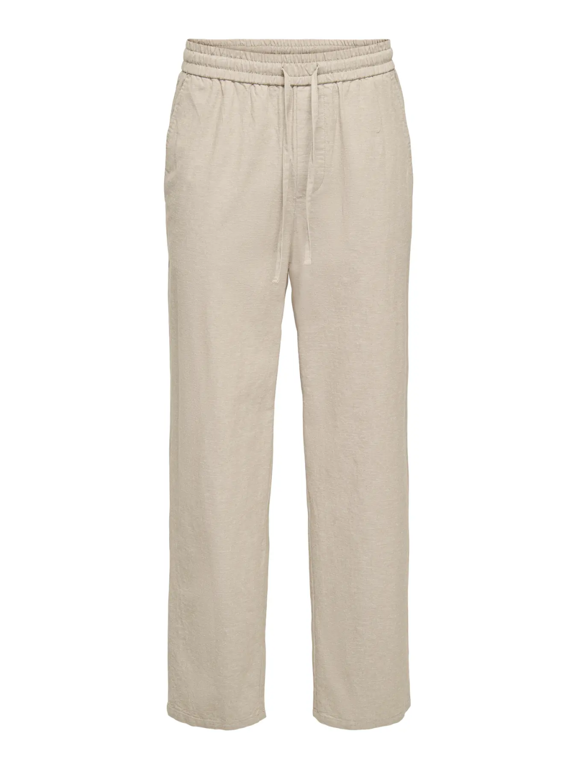 Sinus loose lin bukse lys beige - Bilde 2
