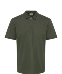 Cory halfzip polo t-skjorte grønn