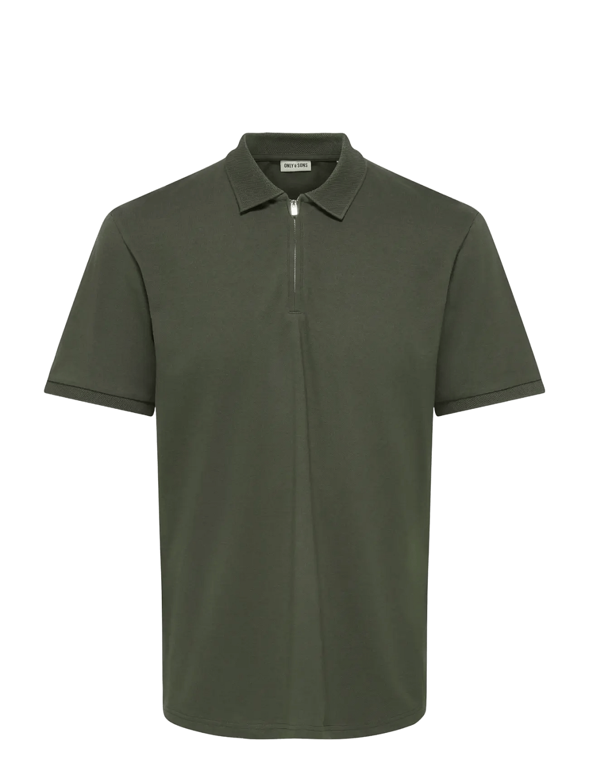 Cory halfzip polo t-skjorte grønn